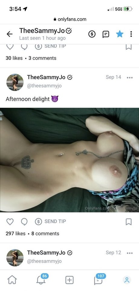 TheeSammyjo nude leaked OnlyFans pic