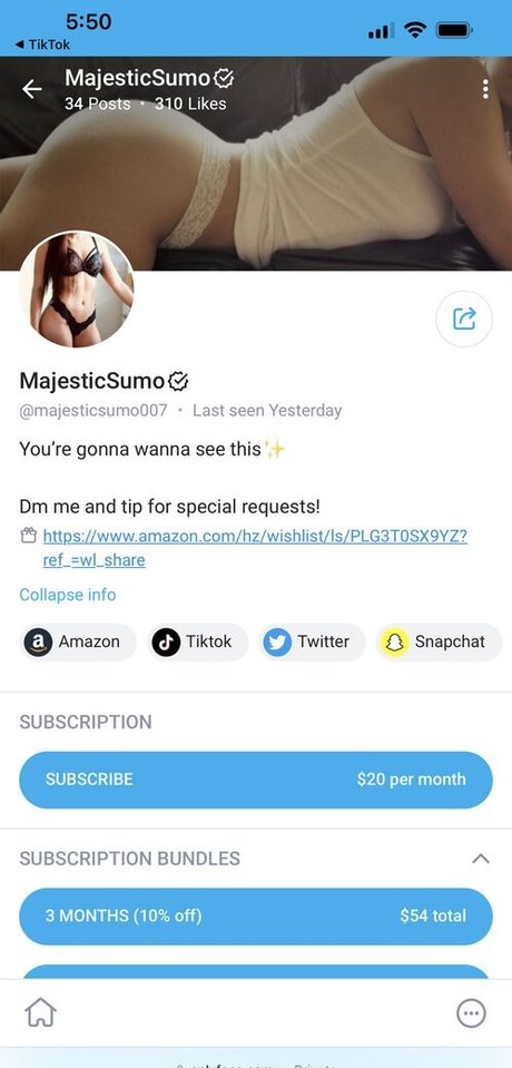 Majesticsumo007 nude leaked OnlyFans pic