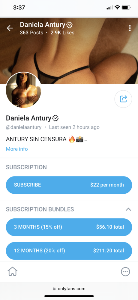 Daniela Antury nude leaked OnlyFans photo #3