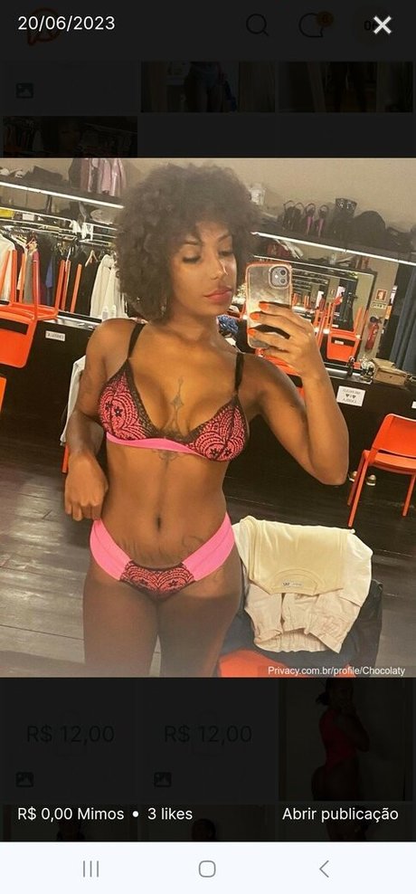 Chocolaty nude leaked OnlyFans pic