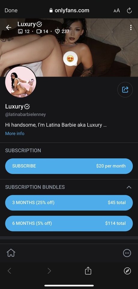 Latinabarbielenney nude leaked OnlyFans pic