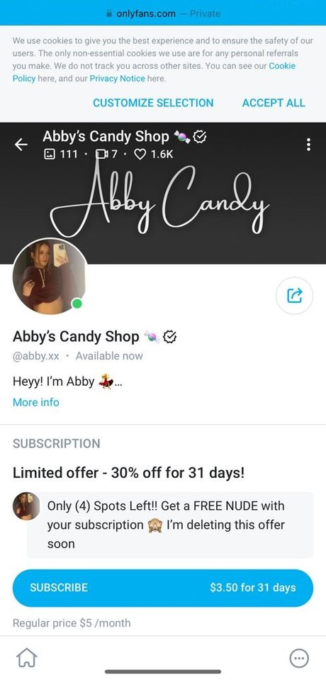 Abbycadaba nude leaked OnlyFans pic