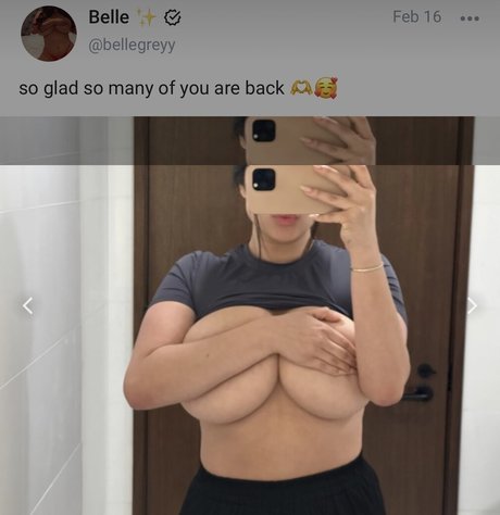 Bellegreyy nude leaked OnlyFans pic