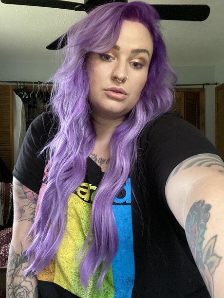 Purple Glitter Goddess nude leaked OnlyFans pic
