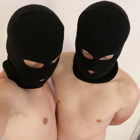 Masked Gay Couple nude leaked OnlyFans pic