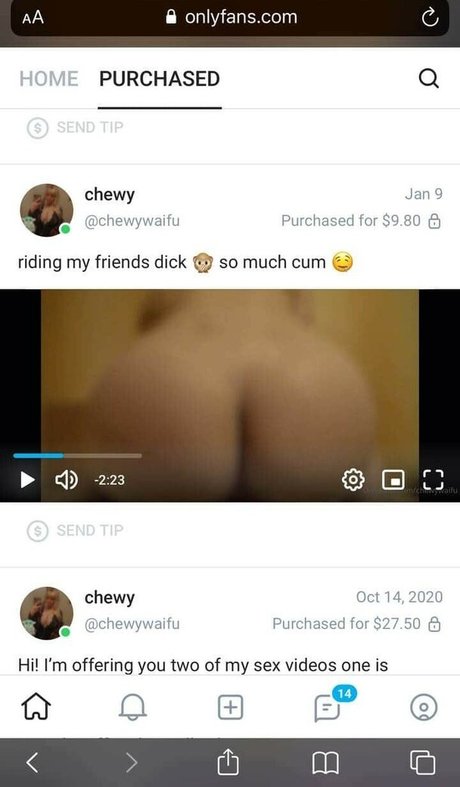 Chewys melons nude leaked OnlyFans pic