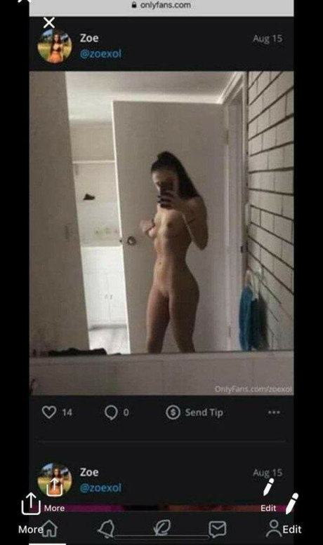 Zoe Olssen nude leaked OnlyFans pic