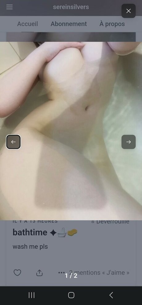 Sereinsilvers nude leaked OnlyFans pic