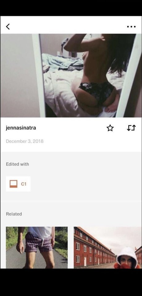 Jenna Sinatra nude leaked OnlyFans pic
