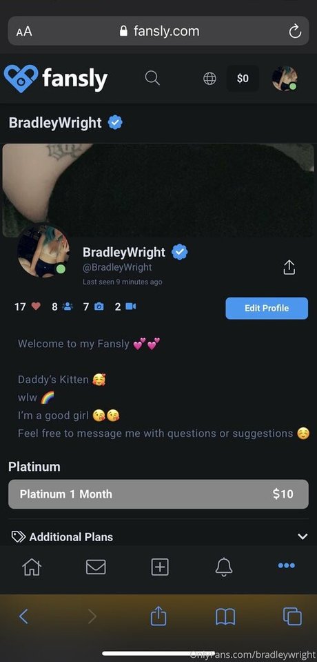 Bradleywright nude leaked OnlyFans pic