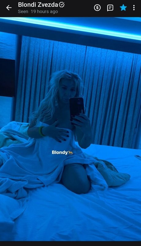 Blondi Zvezda nude leaked OnlyFans pic