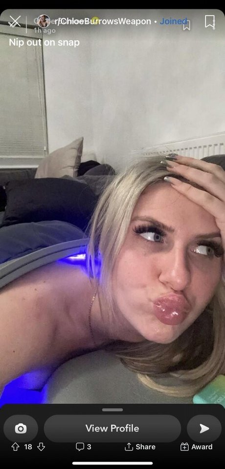 Chloe Burrows nude leaked OnlyFans pic