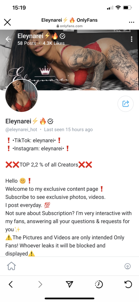 Eleynarei nude leaked OnlyFans pic