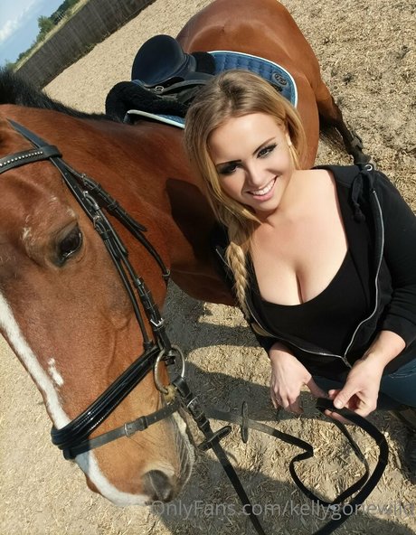 Kellymilanaughtycowgirl nude leaked OnlyFans pic