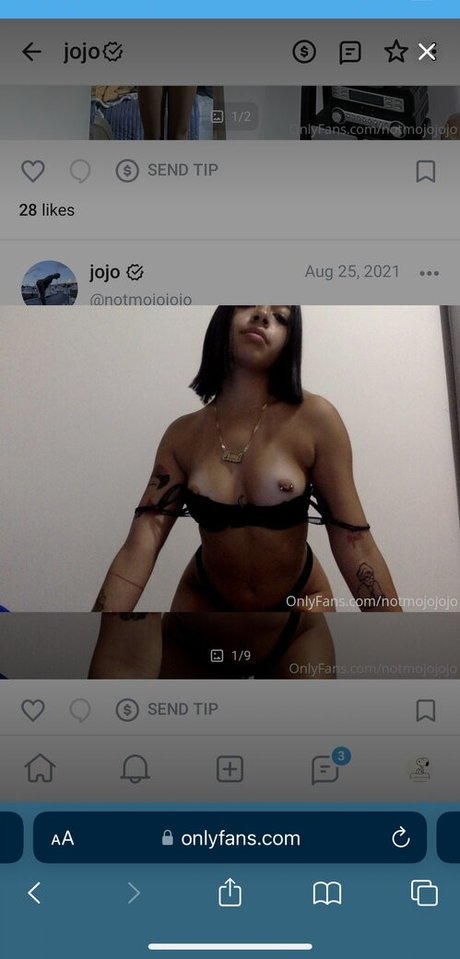 Notmojojojo nude leaked OnlyFans pic