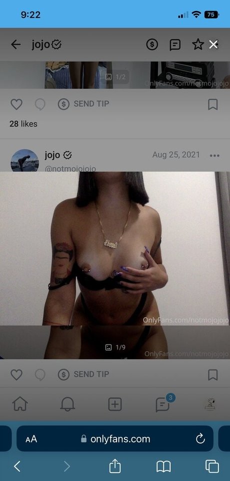 Notmojojojo nude leaked OnlyFans pic