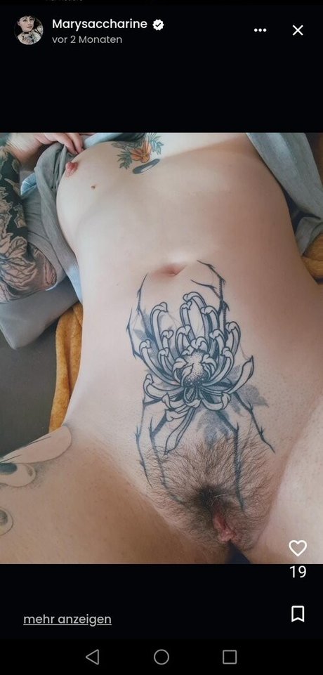 Marysaccharine nude leaked OnlyFans pic