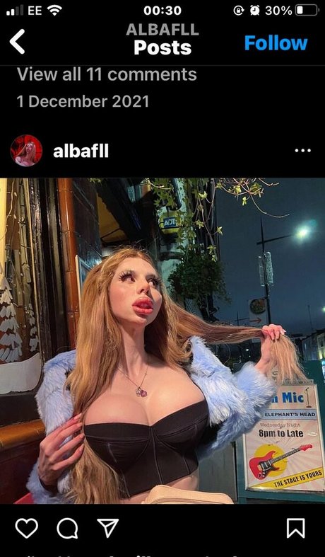 La Alba nude leaked OnlyFans pic