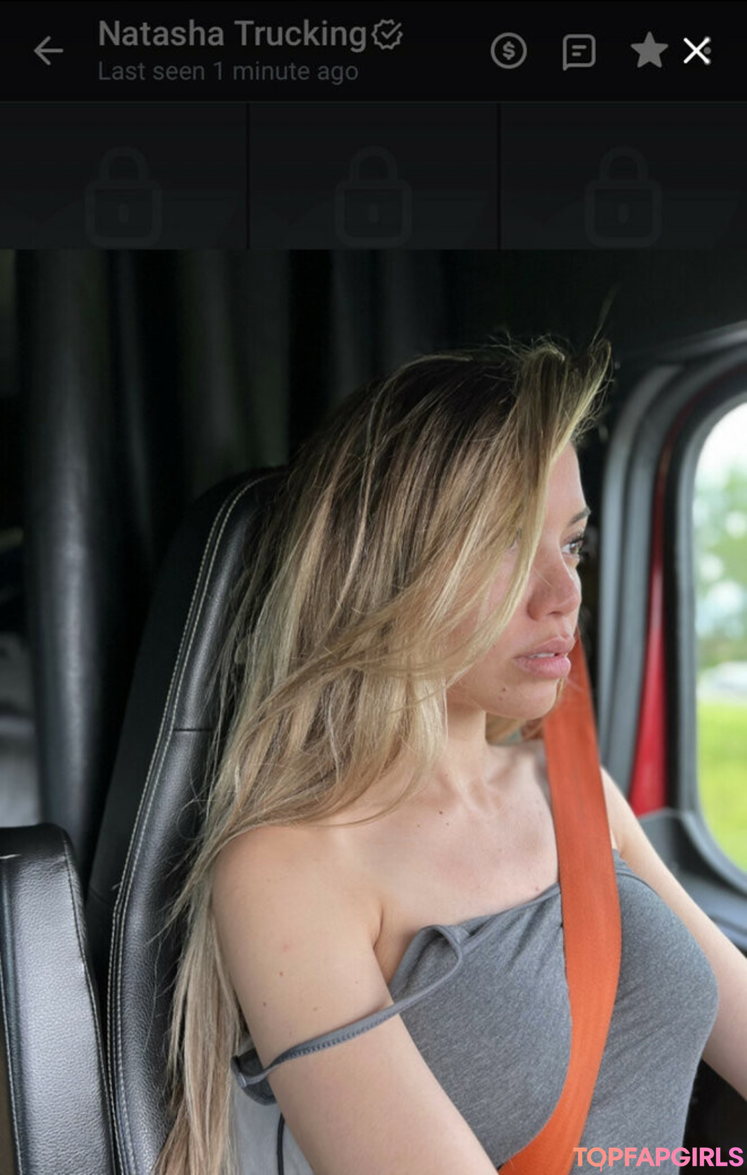 Natasha Trucking Nude Leaked OnlyFans Photo #2