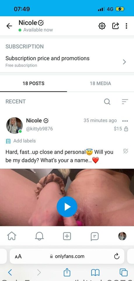 Kittyb9876 nude leaked OnlyFans pic