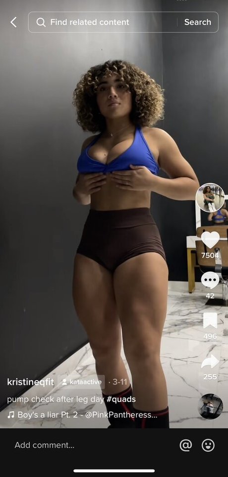 Kristineqfit nude leaked OnlyFans pic