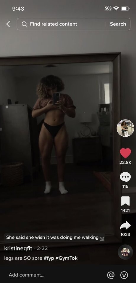 Kristineqfit nude leaked OnlyFans pic
