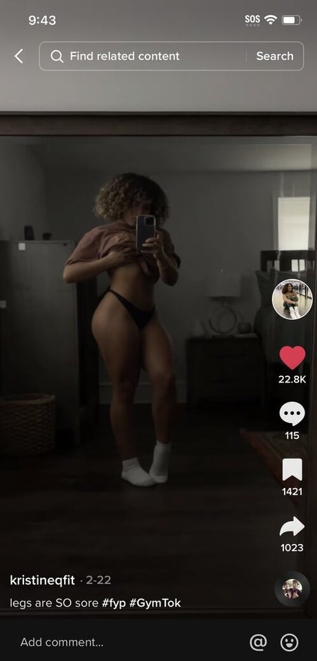 Kristineqfit nude leaked OnlyFans photo #3