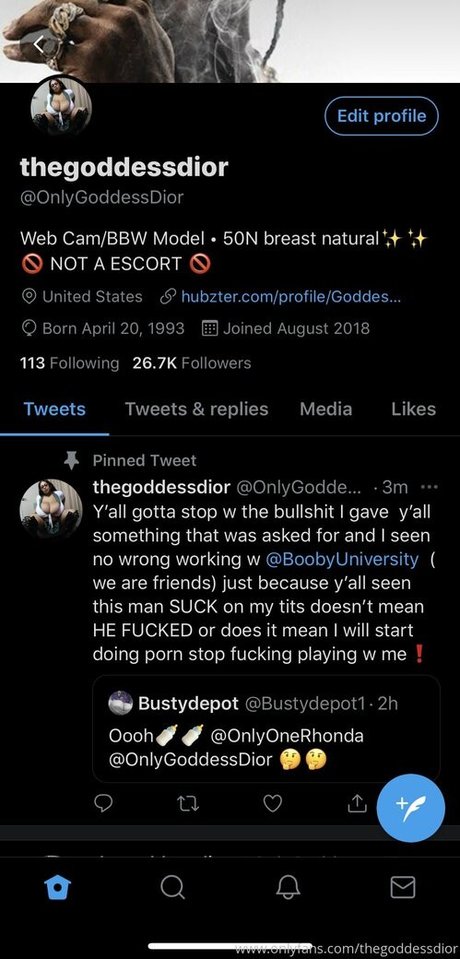 Thegoddessdior nude leaked OnlyFans pic