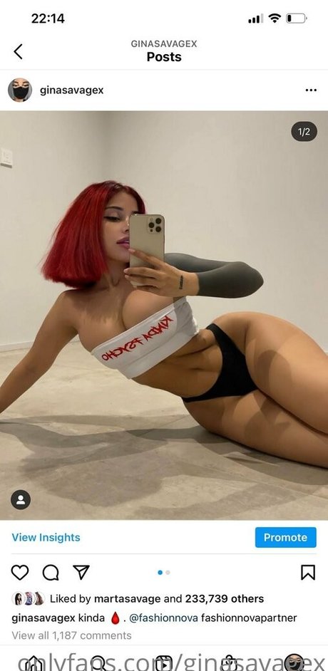 Ginasavagex nude leaked OnlyFans pic